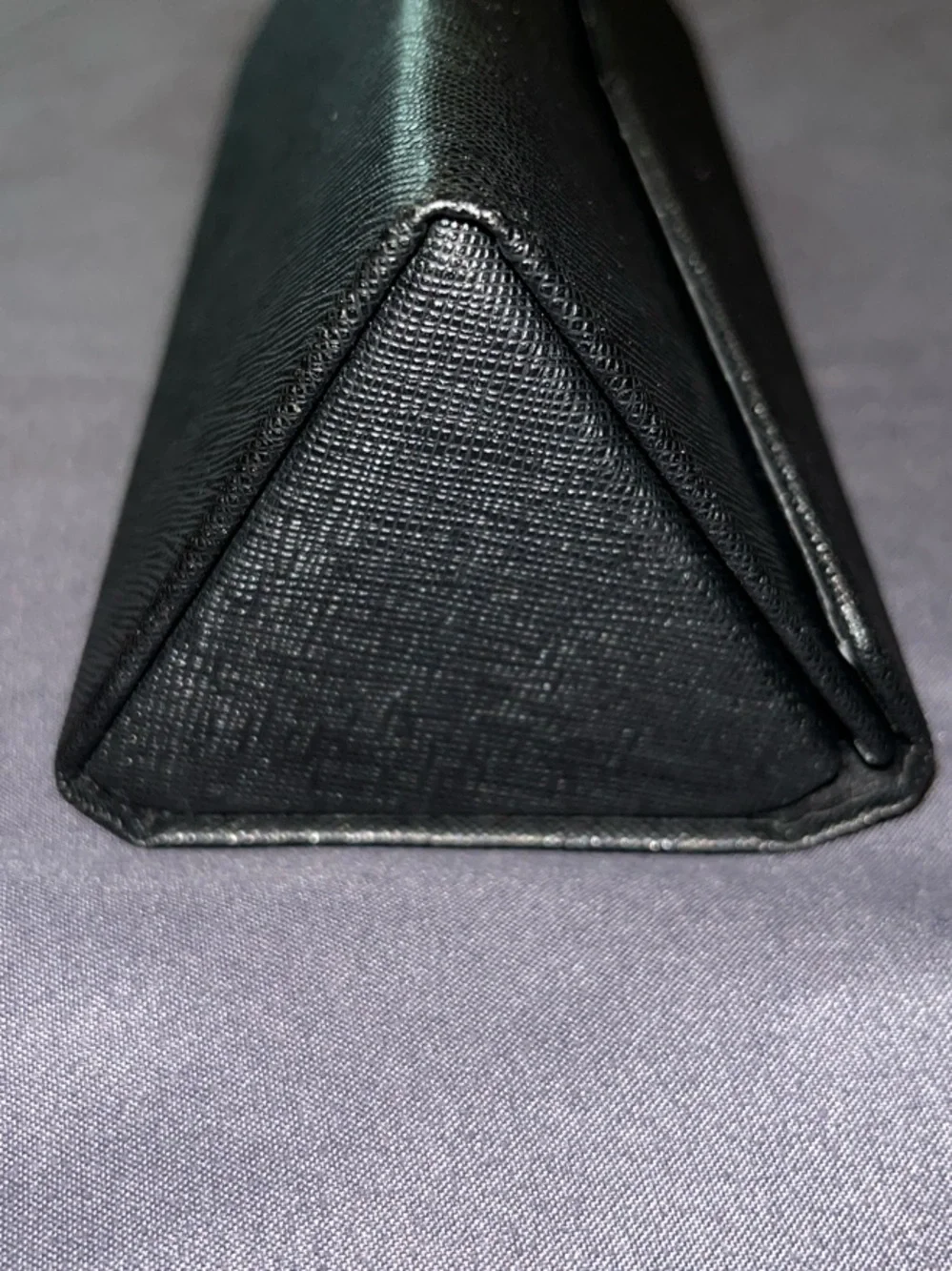PRIVE Black Textured Sunglasses Case